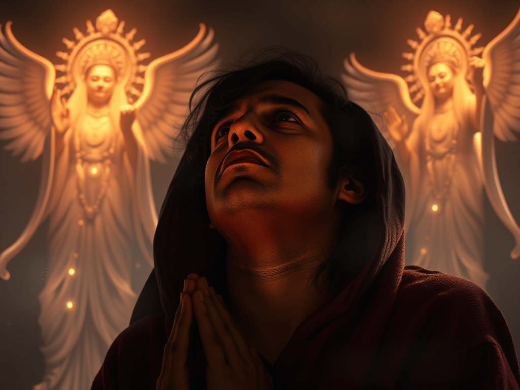 Question 39: WHEN SOMEONE FACES DIFFICULTIES AND PRAYS FOR HELP, IS THIS IN ACCORDANCE WITH THE LAW OF&nbsp;KARMA?