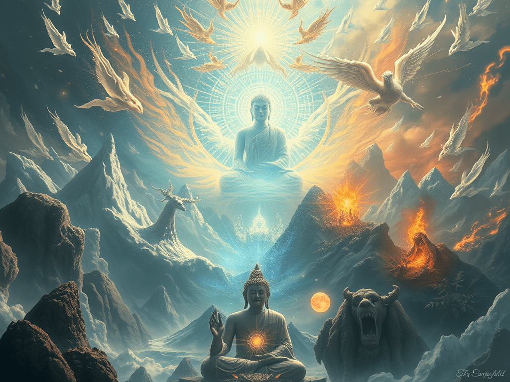 Question 35: HOW ARE THE REALMS IN THE UNIVERSE&nbsp;DIVIDED?